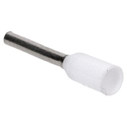 Cembre PKE508 embouts isolés 0,5mm² blanc longueur 8mm / 500 pièces