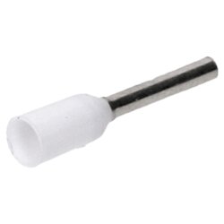 Cembre PKE508 embouts isolés 0,5mm² blanc longueur 8mm / 500 pièces