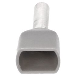 Cembre PKT7512 çift telli uç kovanları 2x0.75mm² gri 12mm uzunluğunda 100 adet