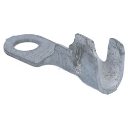 Terminal de cabo com garra KKS6-M4-12 4-6mm² M4 latão estanhado