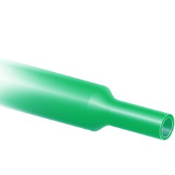 Tubo termorretráctil 2:1 caja 4,8/2,4mm verde 12m