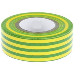PVC Isolierband VDE 15mmx10m grün/gelb