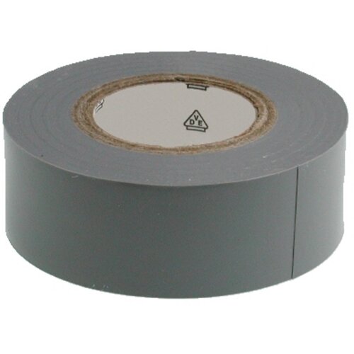 PVC isoleringstape VDE 15mmx10m grå