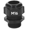 SIB F8021650 Cable gland M16x1.5/9 black 5308948