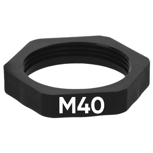 SIB H4340110 Kunststoff Gegenmutter M40 schwarz 7211990