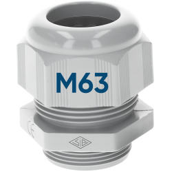 SIB F7036300 Kunststoff Kabelverschraubung M63 lang...