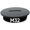 SIB G4532220 Blanking plug round M32x1.5 black 7217532