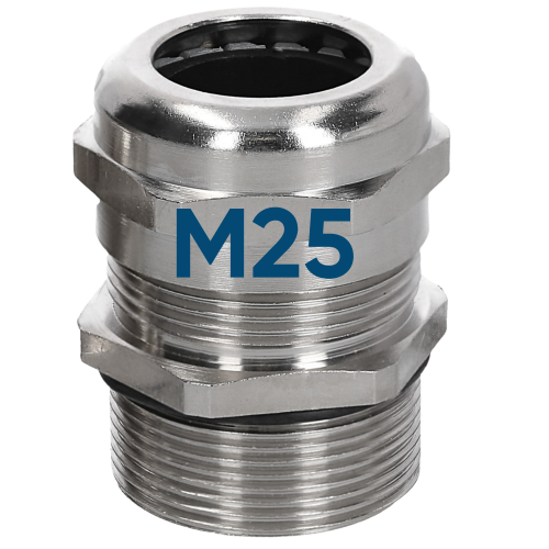 SIB C5325000 Messing Kabelverschraubung lang M25 8,0 - 16,0 mm 4220675