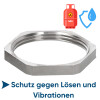 Schlemmer 6010150 Locknut M50x1,5 Stainless steel V4A
