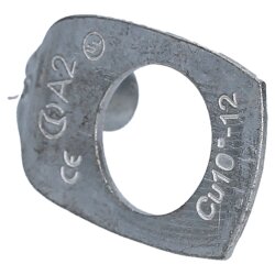 Cembre A2-L12 tubular cable lug 90Â° angled 10mmÂ² M12