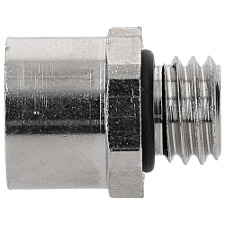 SIB D5710120 forlænger med O-ring M10 / M12 messing 6200410