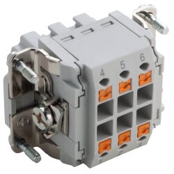 Lapp 44423201 Вставка EPIC H-BE 6 BP с гнездом push-in...