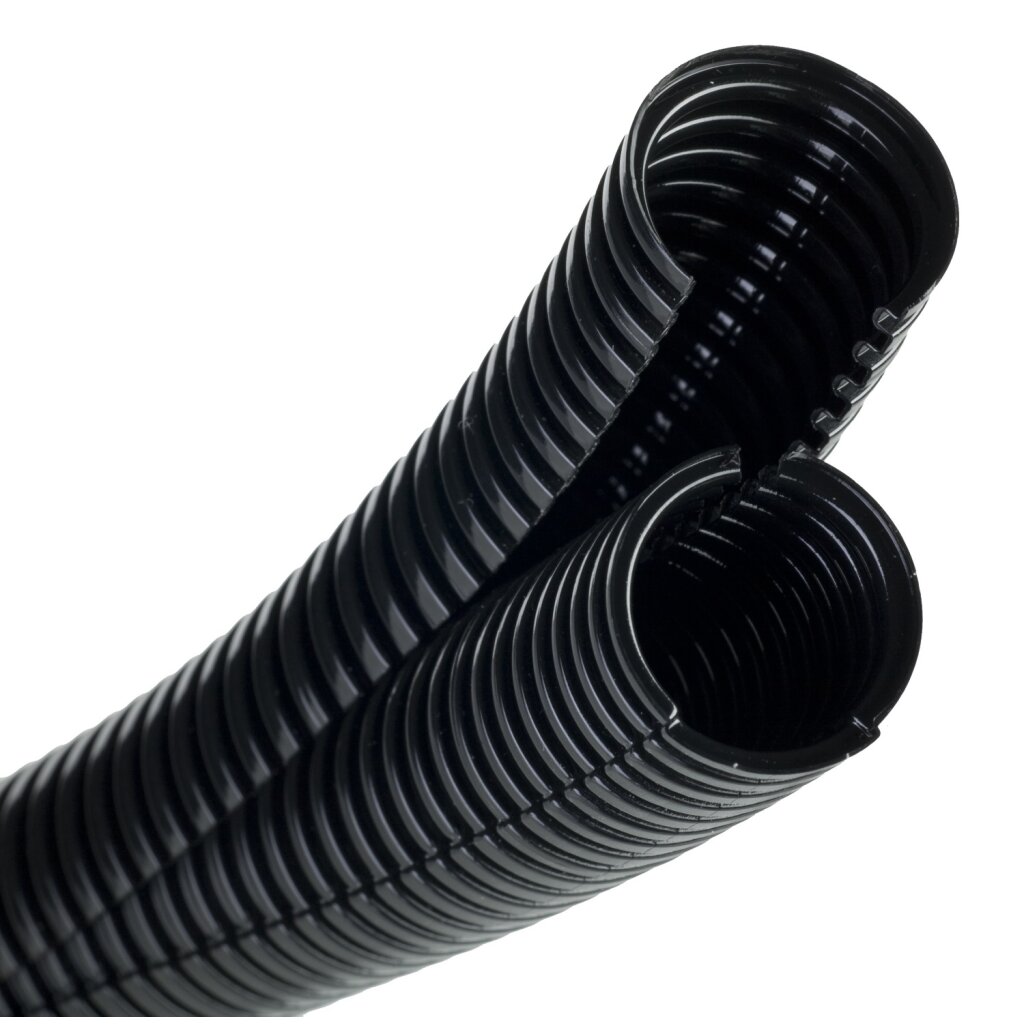 Schlemmer 1922017 Corrugated pipe Twin PPmod NW 17 black