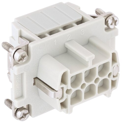 Lapp 10181002 EPIC H-BE 6 BCM 压接插座 6 针+PE