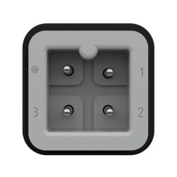 Lapp 10420000 EPIC H-A 3 inserts à broches SS avec raccord à vis 3 broches +PE