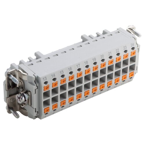 Lapp 44423207 EPIC H-BE 24 BP fatningsindsats med push-in tilslutning 24-polet +PE