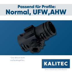 Schlemmer 9806118 T-Verteiler Form C  NW 13-8,5-13 schwarz