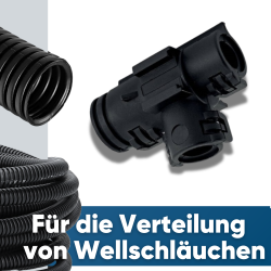 Schlemmer 9806130 T-Verteiler Form D  NW 10-7,5-7,5  schwarz