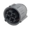 Schlemmer 9800300 Round plug according to ISO 15170 black 4 pole