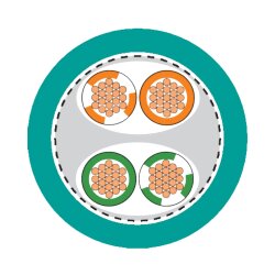 Lapp 2170289 ETHERLINE FD P kat.5e 2x2x26/19AWG