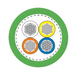 Lapp 2170888 ETHERLINE TORSION P CAT5 AWM 2X2XAWG22