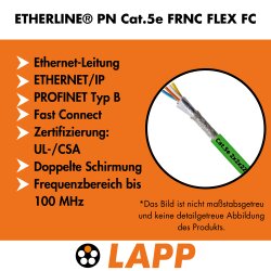 Lapp 2170890 ETHERLINE PN Cat.5e FRNC FLEX FC