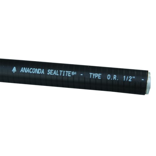 Anamet 3200121 Gaine de protection Anaconda Sealtite OR noire 3/8