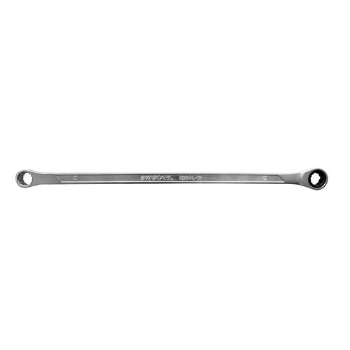 SW-Stahl 03590L-16 Double ring ratchet wrench, extra long, 16 x 390 mm