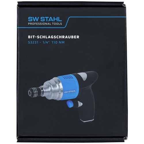 SW-Stahl S3231 Compressed air bit impact wrench, 1/4 