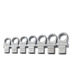 SW-Stahl 03880L プロフェッショナル トルク レンチ、インサート リング レンチおよびインサートリバーシブル ラチェット付き、40 ～ 200 Nm、9 個