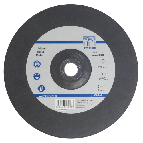 Disque abrasif SW-Stahl 9662-M pour métal, 230 x 6,0 x 22 mm