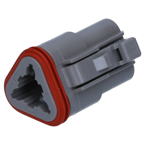 Amphenol AT06-3S socket housing 3-pole plug compatible to DT06-3S