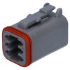 Amphenol AT06-6S socket housing 6-pin plug-in compatible with DT06-6S