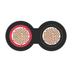 Lapp 0023984 Ã–lflex Solar XLS-R T 2x4mmÂ² solar cable twin line photovoltaic cable