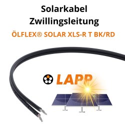 Lapp 0023986 Ölflex Solar XLS-R T 2x6mm² Solarkabel Zwillingsleitung Photovoltaikkabel