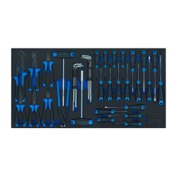 SW-Stahl Z3212 professionele werkplaatswagen TT802, zwart, uitgerust, 338 delig