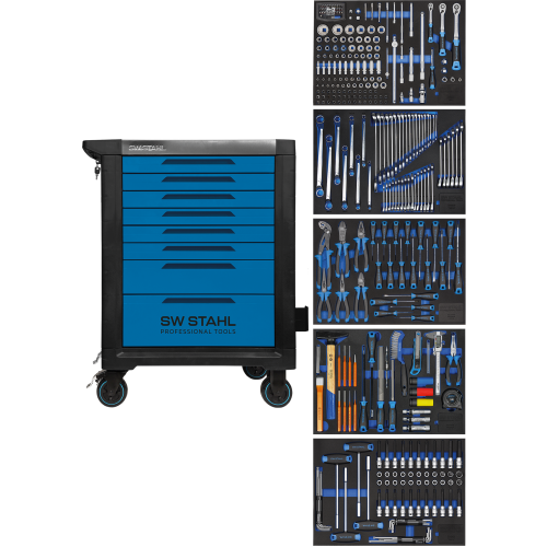 SW-Stahl Z3110 Ð¿Ñ€Ð¾Ñ„ÐµÑÐ¸Ð¾Ð½Ð°Ð»Ð½Ð° ÐºÐ¾Ð»Ð¸Ñ‡ÐºÐ° Ð·Ð° Ñ€Ð°Ð±Ð¾Ñ‚Ð¸Ð»Ð½Ð¸Ñ†Ð° TT801, ÑÐ¸Ð½Ñ, Ð¾Ð±Ð¾Ñ€ÑƒÐ´Ð²Ð°Ð½Ð°, 341 Ñ‡Ð°ÑÑ‚Ð¸