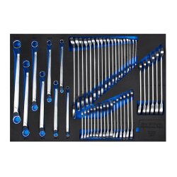 Carrinho de oficina profissional SW-Stahl Z3110 TT801, azul, equipado, 341 peças