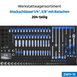 SW-Stahl Z3011-13 Werkstattwagensortiment,...