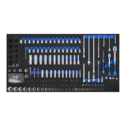 Carrinho de oficina profissional SW-Stahl Z3201 TT802, preto, equipado, 434 peças