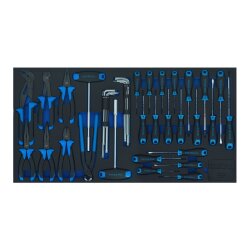 Carrinho de oficina profissional SW-Stahl Z3201 TT802, preto, equipado, 434 peças