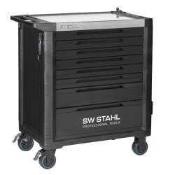 SW-Stahl Z3201 Professional workshop trolley TT802, black, equipped, 434 pieces
