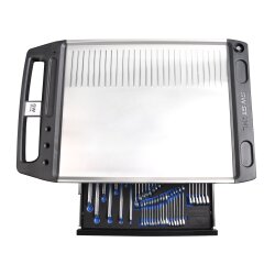 SW-Stahl Z3114 professionele werkplaatswagen TT801, zwart, uitgerust, 246 delig