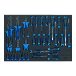 SW-Stahl Z3114 professionele werkplaatswagen TT801, zwart, uitgerust, 246 delig