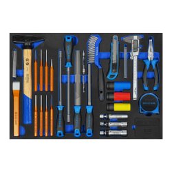 SW-Stahl Z3114 professionele werkplaatswagen TT801, zwart, uitgerust, 246 delig