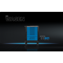 SW-Stahl 07100L Profi-Werkstattwagen TT801 blau, unbestückt