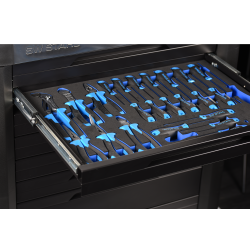 SW-Stahl Z3200 Profi-Werkstattwagen TT802 blau, bestückt, 434-teilig