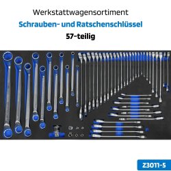 SW-Stahl Z3200 Profi-Werkstattwagen TT802 blau, bestückt, 434-teilig