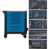 SW-Stahl Z3200 Profi-Werkstattwagen TT802 blau, bestückt, 434-teilig