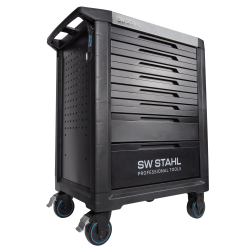 SW-Stahl 07101L profesjonell verkstedvogn TT801, svart, uutstyrt